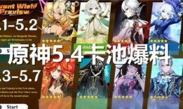 原神5 5卡池最新爆料,神秘新角色揭晓，5星卡池爆料引玩家热议